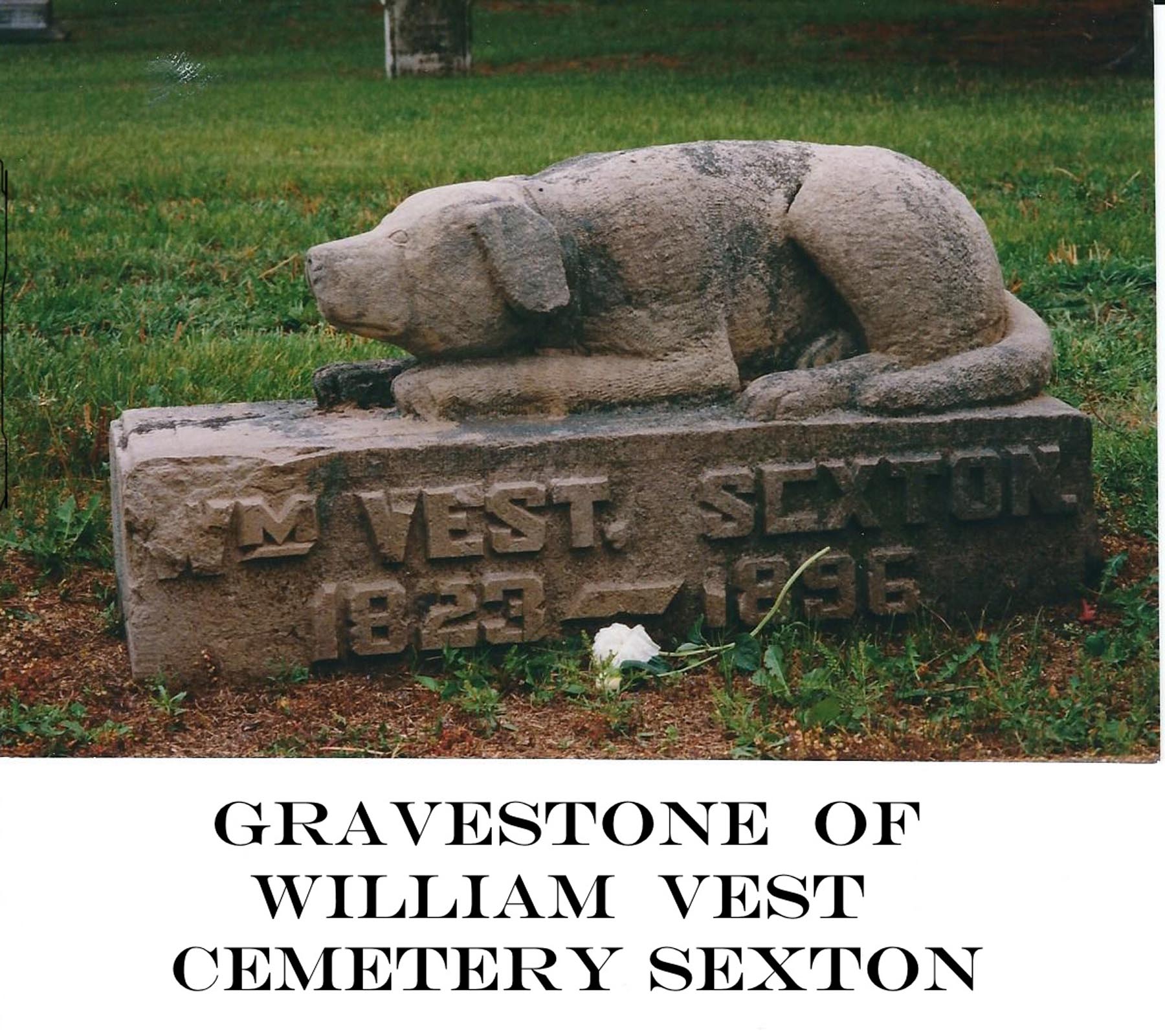 gravestone of Wm Vest